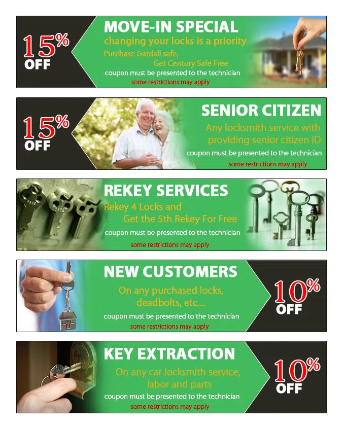 Lock Safe Services Saint Paul, MN 651-404-2478 - coupon23-set-five